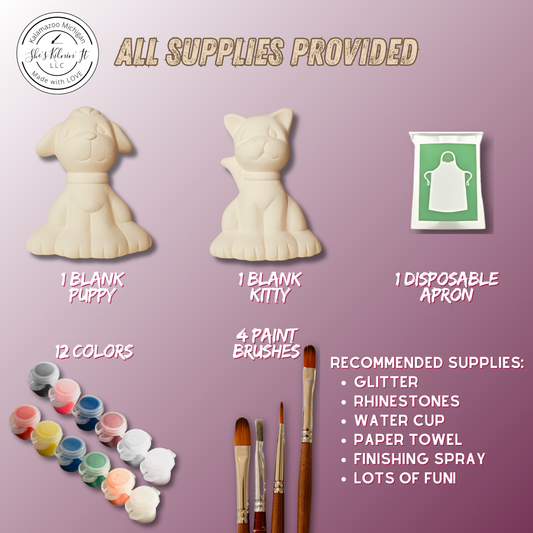 Paint Your Own Ceramics Kit | Pawsome Pals