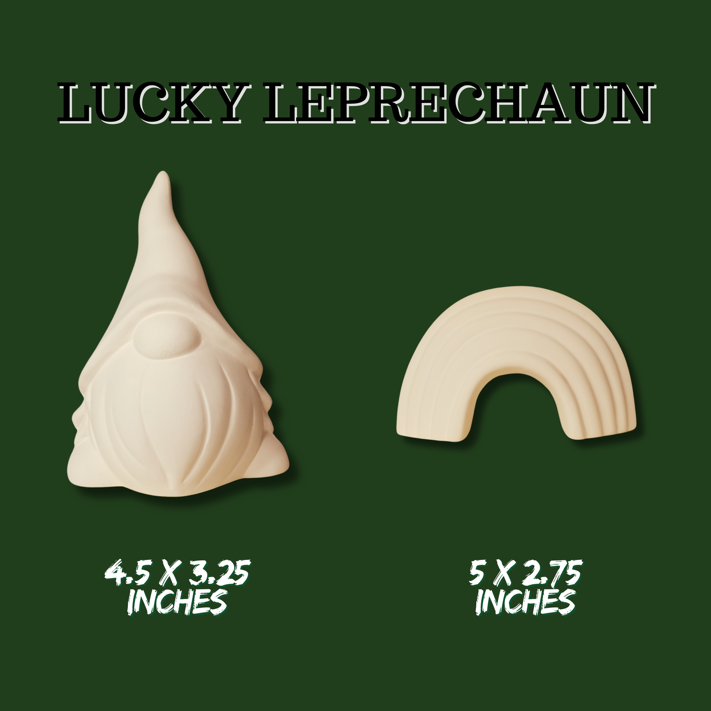 Paint Your Own Ceramics Kit | Lucky Leprechaun