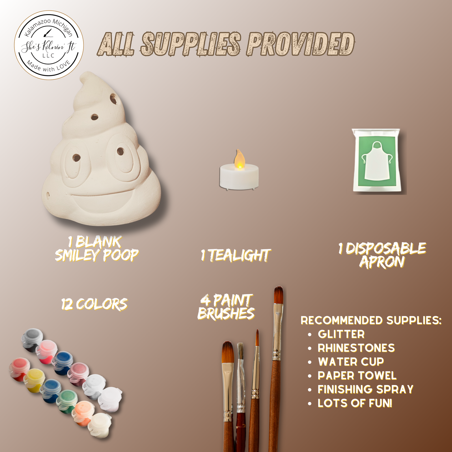 Paint Your Own Ceramics Kit | Tinkle Turd