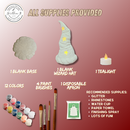 Paint Your Own Ceramics Kit | Starlit Sorcery