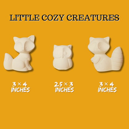 Paint Your Own Ceramics Kit | Little Cozy Creatures