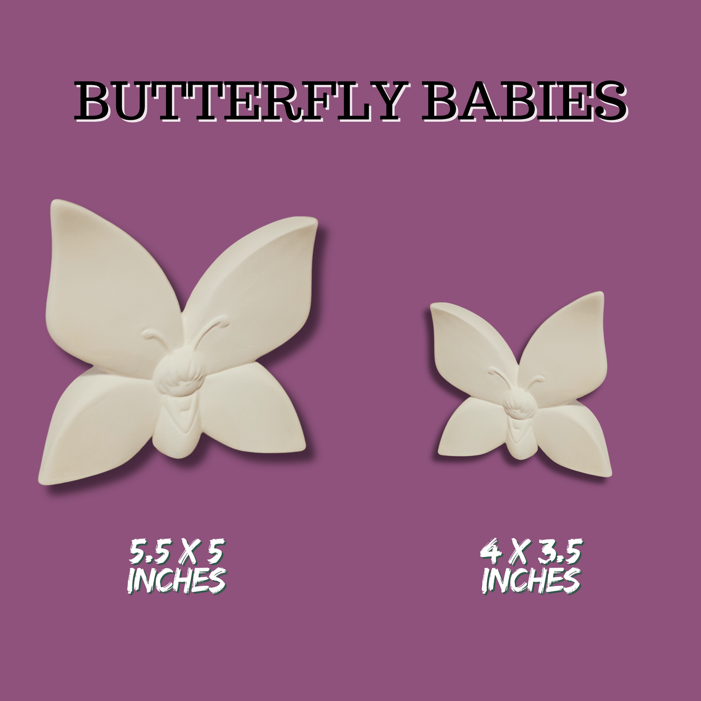 Paint Your Own Ceramics Kit | Butterfly Babies