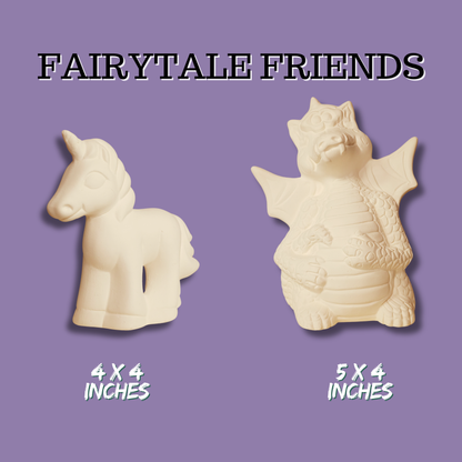 Paint Your Own Ceramics Kit | Fairytale Friends
